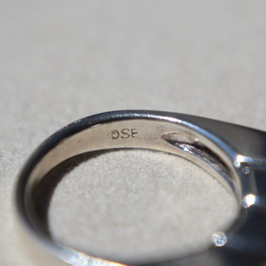 Modern Silver Stacker Ring