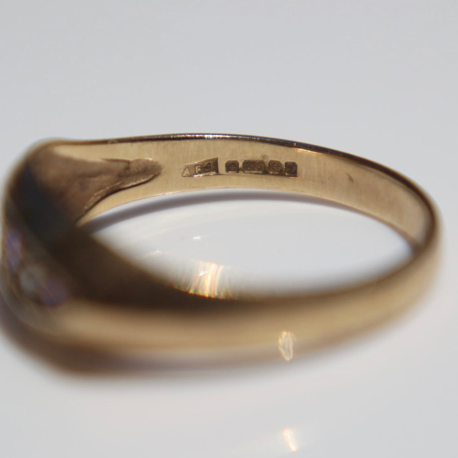 Victorian Amethyst + Diamond Ring