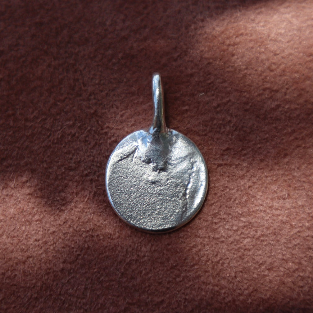 Sterling Silver Sun Face Pendant