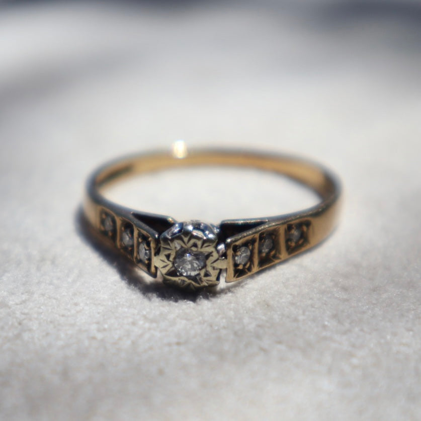 Architectural Diamond Ring