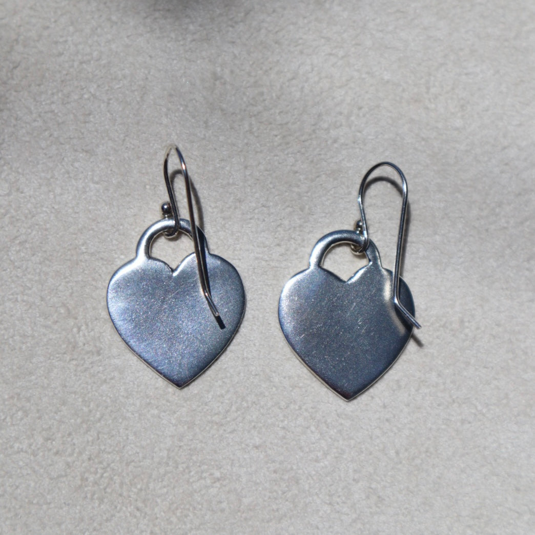 Minimalist Heart Earrings