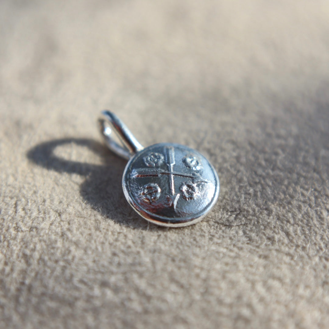 Handmade Sterling Silver Arrows Pendant