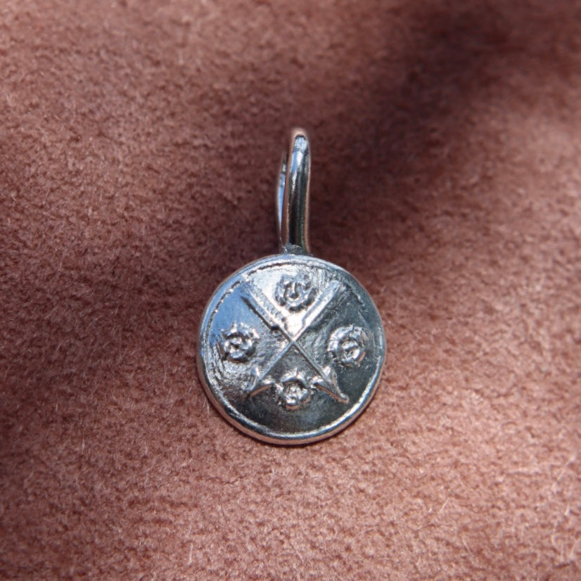 Handmade Sterling Silver Arrows Pendant