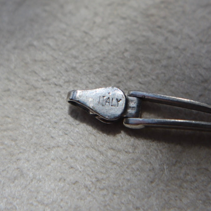 Minimalist Sterling Silver Hinged Bar Bracelet