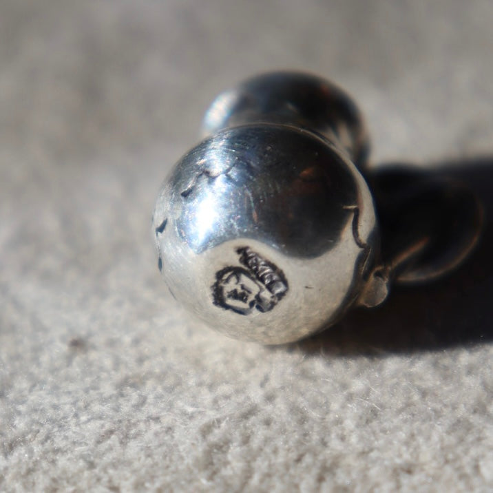 Sterling Silver Etched Pitcher Pendant