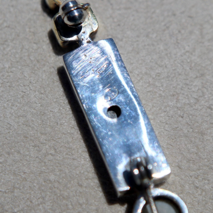 Postmodern Gemstone + Pearl Brooch