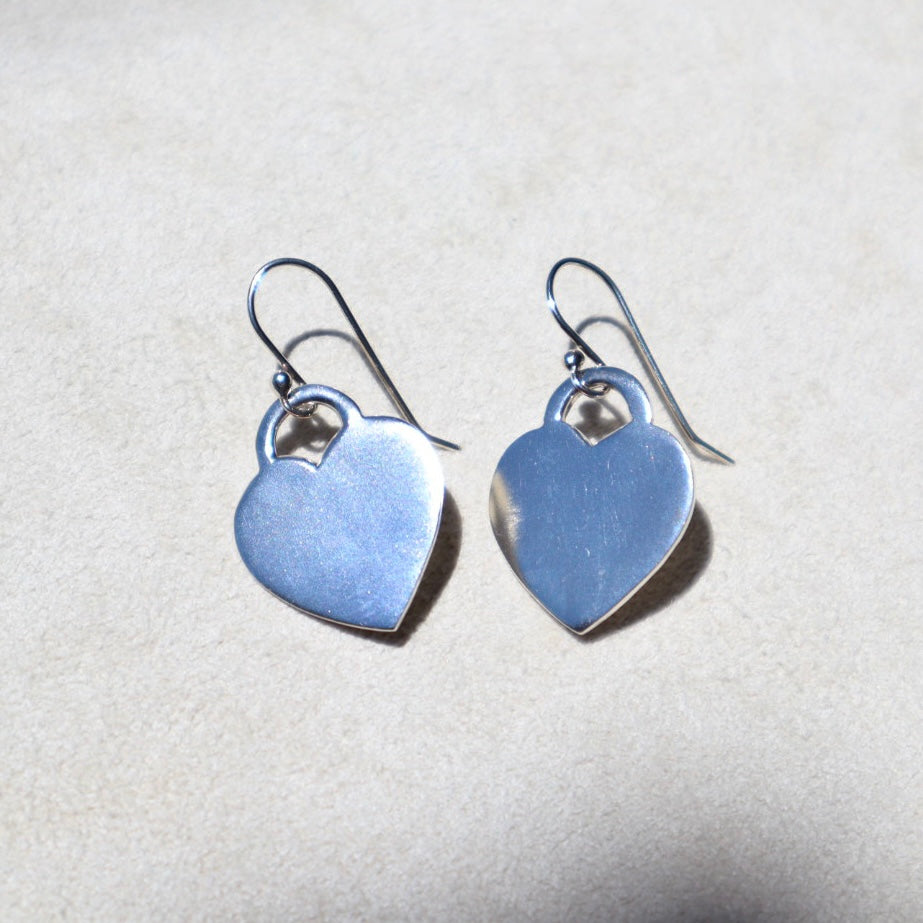 Minimalist Heart Earrings