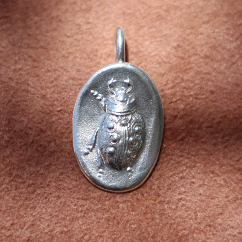 Sterling Silver Ladybug Pendant