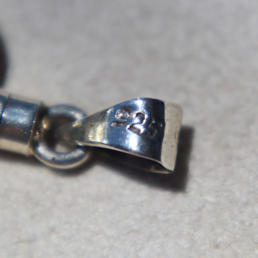 Sterling Silver Puffy Heart Vial Pendants