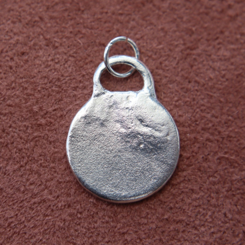 Sterling Silver Floral Pendant