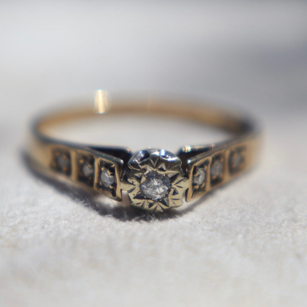 Architectural Diamond Ring