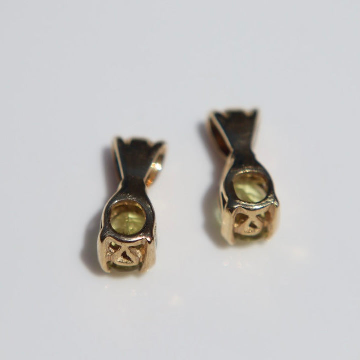 Petite Gold Peridot Pendant