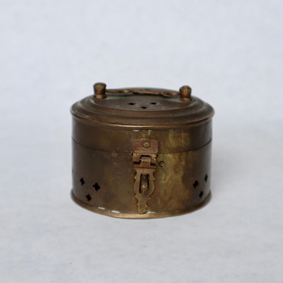 Small Brass Cricket Box