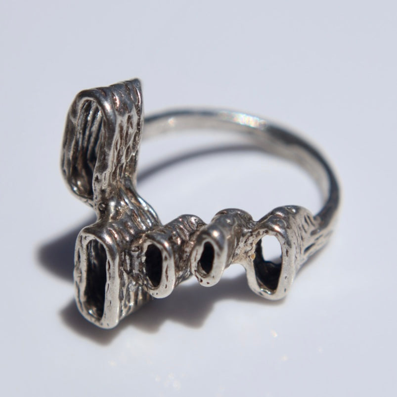 Sterling Silver Coral Reef Ring
