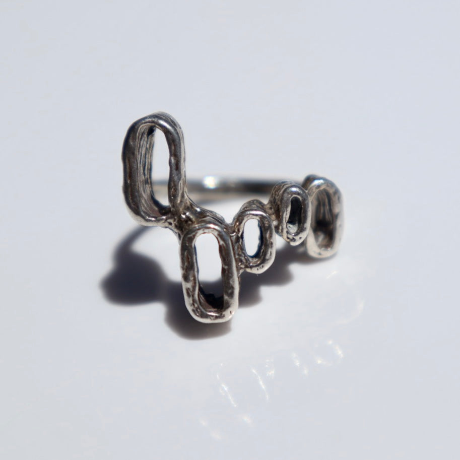 Sterling Silver Coral Reef Ring