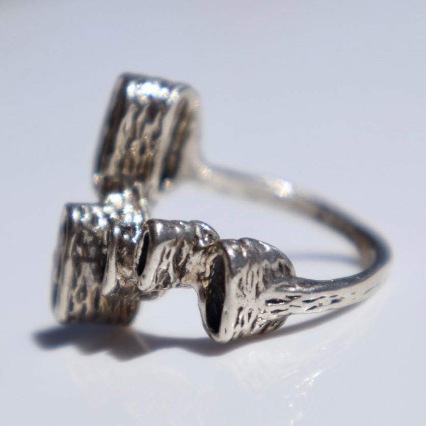 Sterling Silver Coral Reef Ring