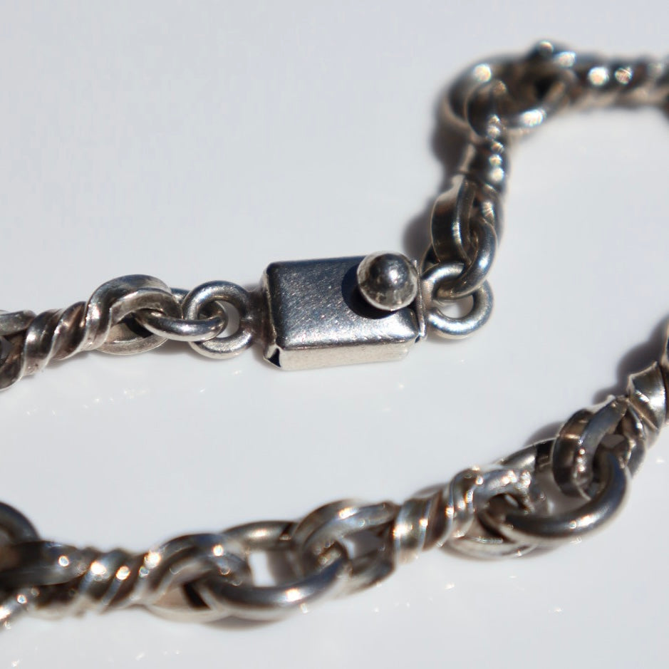 Sterling Twisted Infinitity Bracelet