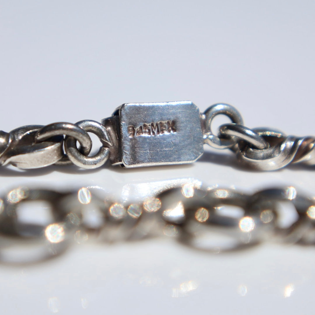 Sterling Twisted Infinitity Bracelet