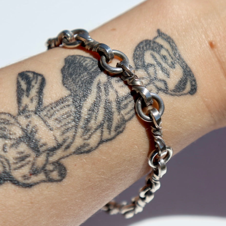 Sterling Twisted Infinitity Bracelet