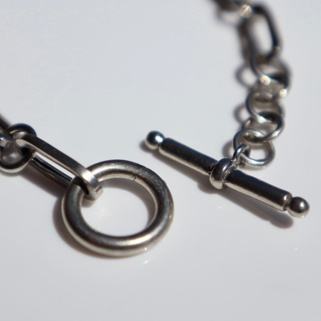 Oval Cable Chain Toggle Bracelet