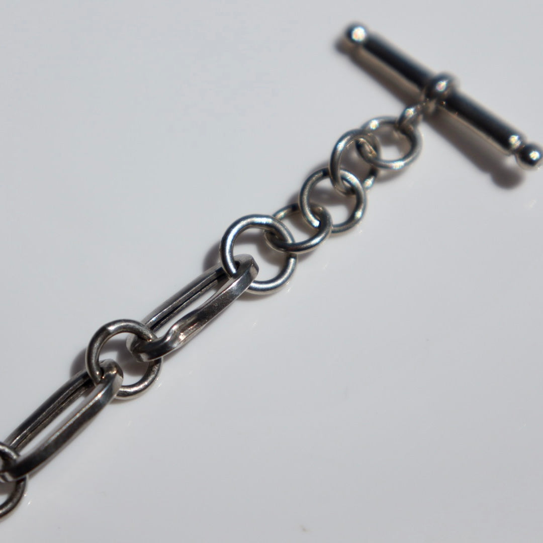 Oval Cable Chain Toggle Bracelet