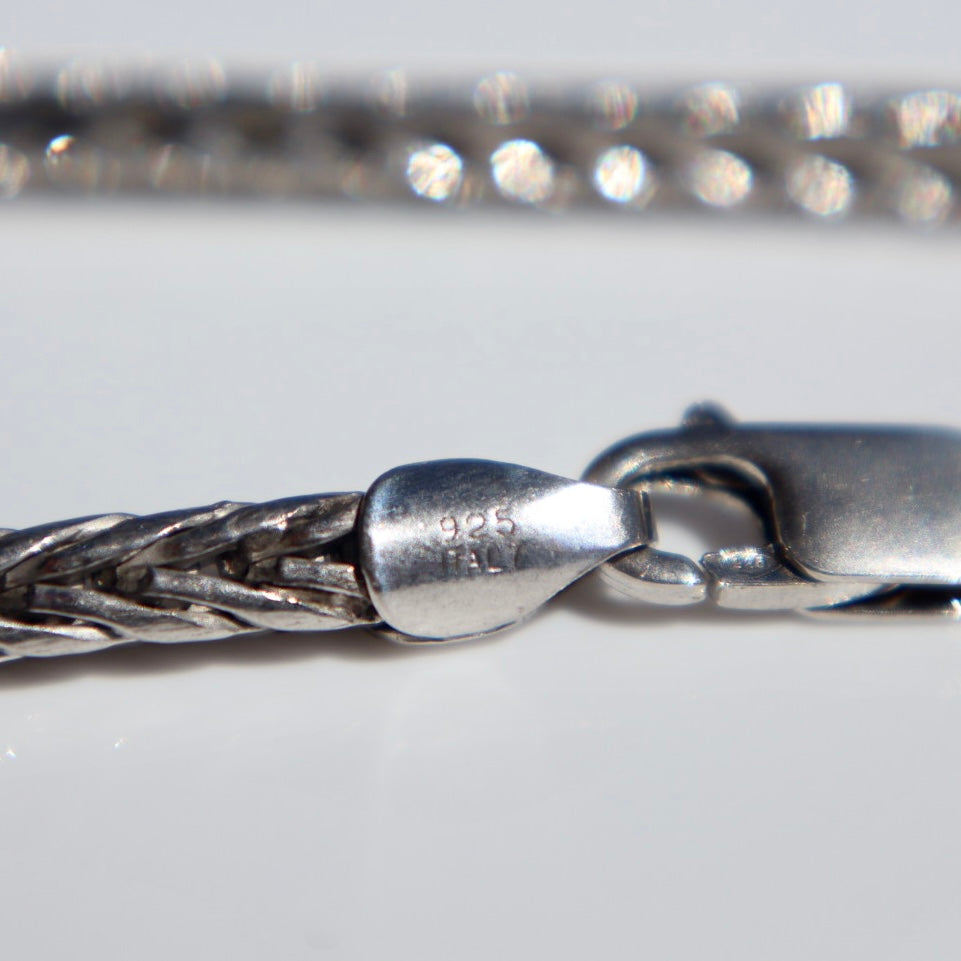 Sterling Silver Wheat Chain