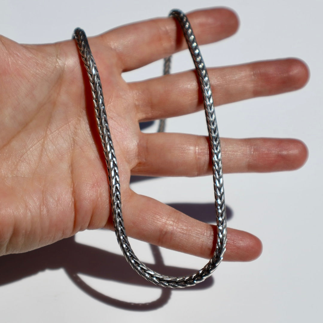 Sterling Silver Wheat Chain