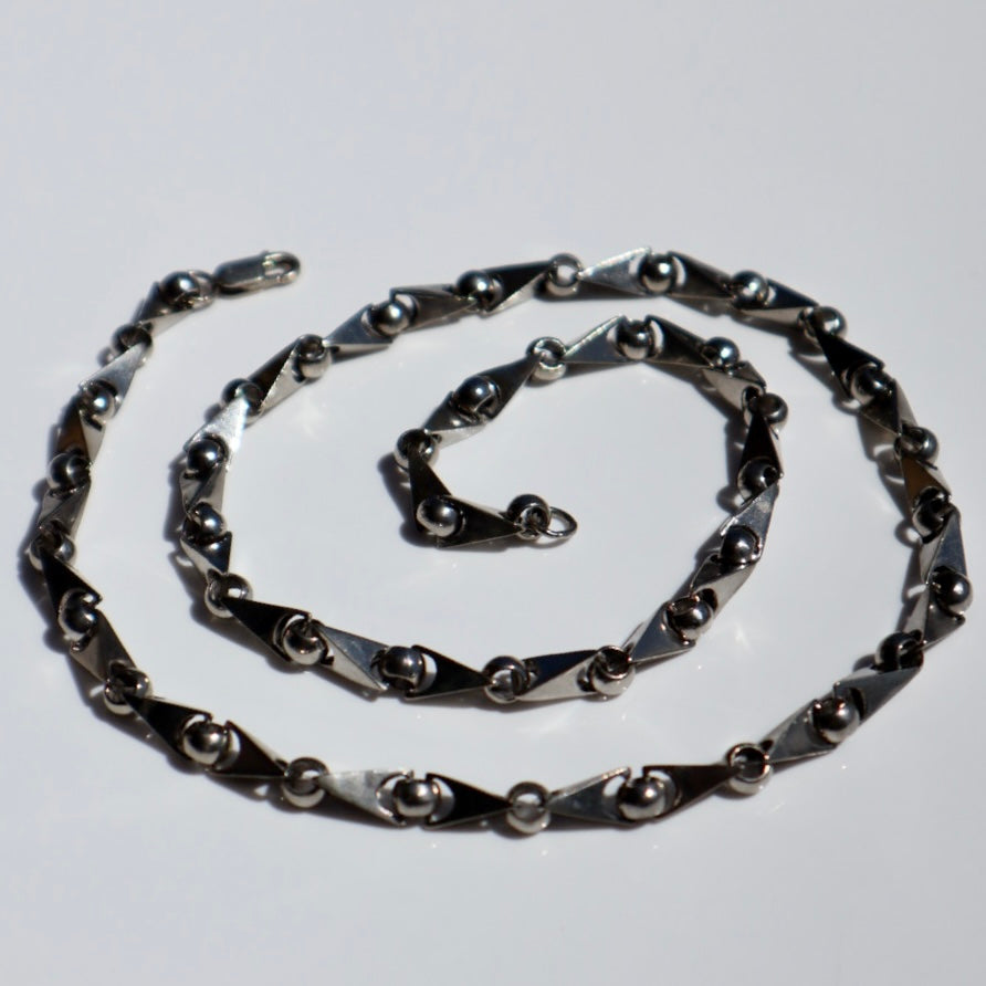 Geometric Chain Necklace