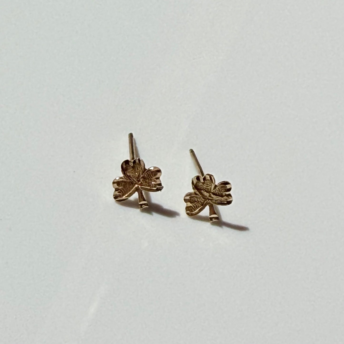 Gold Clover Earrings