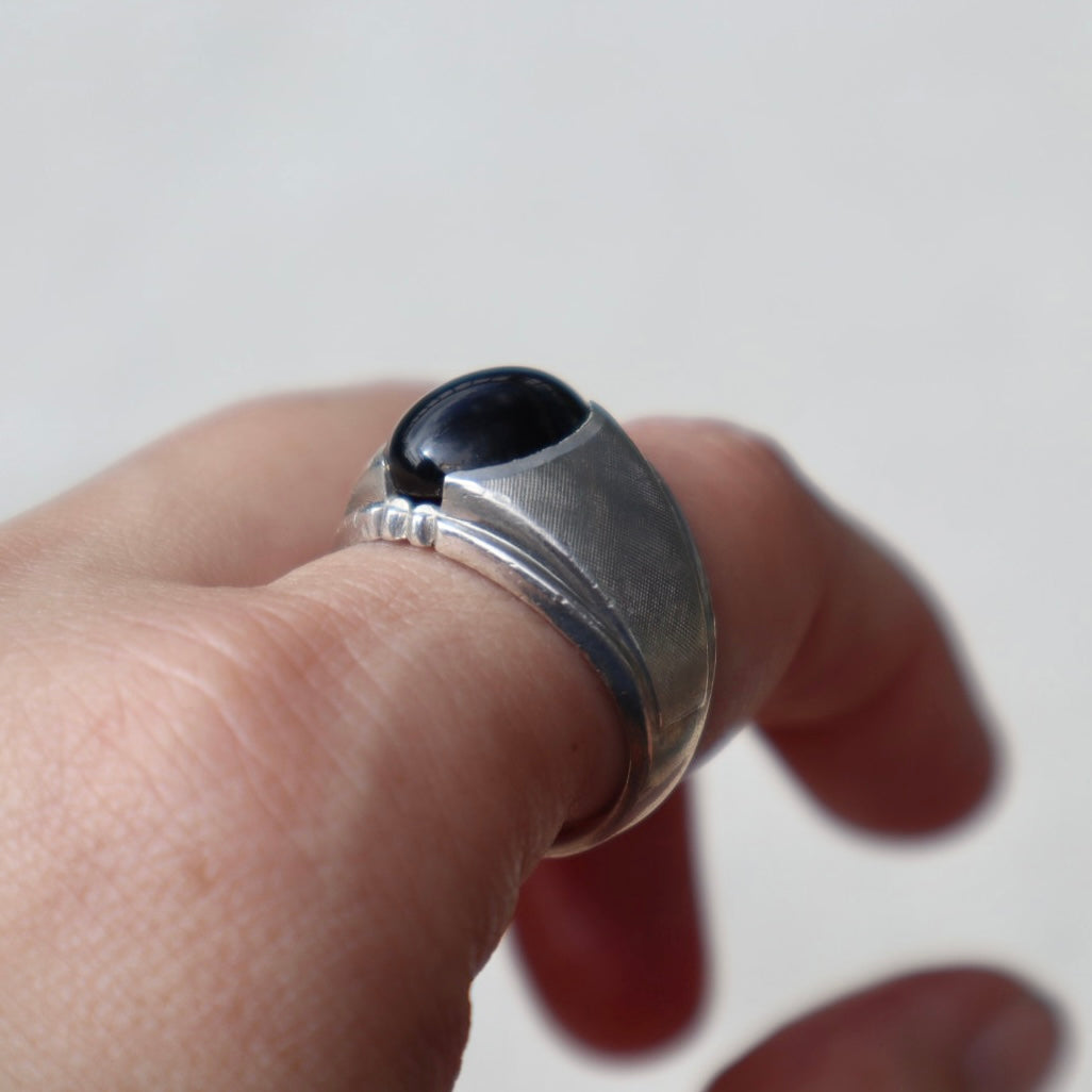 Art Deco Inspired Onyx Ring