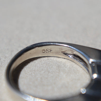 Modern Silver Stacker Ring