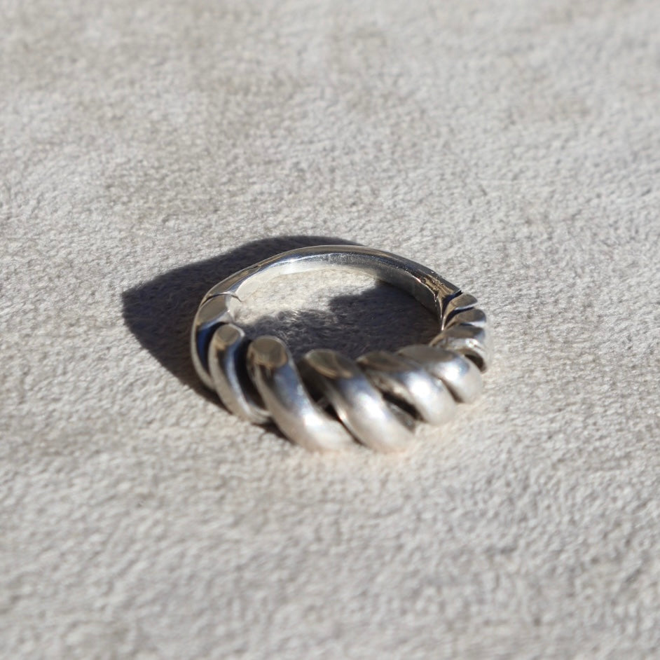 Handmade Sterling Coil Ring