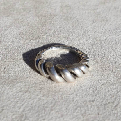 Handmade Sterling Coil Ring