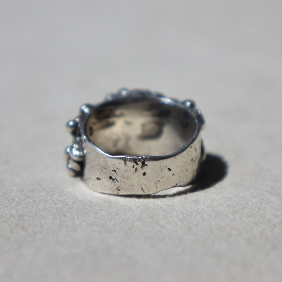 Brutalist Bubble Ring
