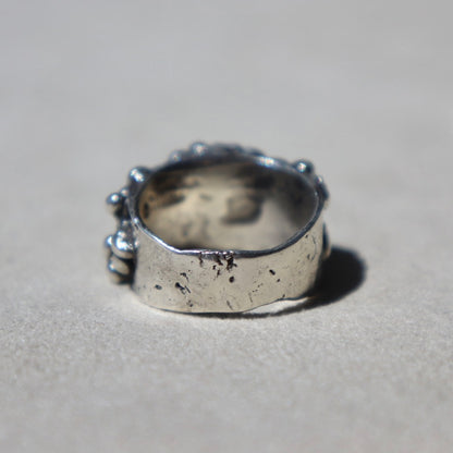 Brutalist Bubble Ring