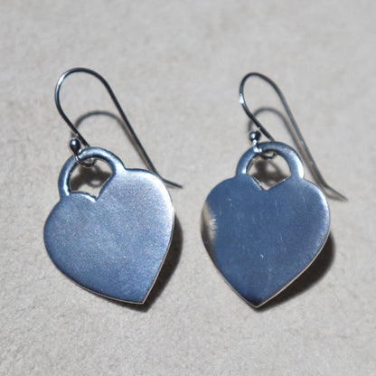 Minimalist Heart Earrings