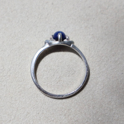 Art Deco Style Star Sapphire Ring