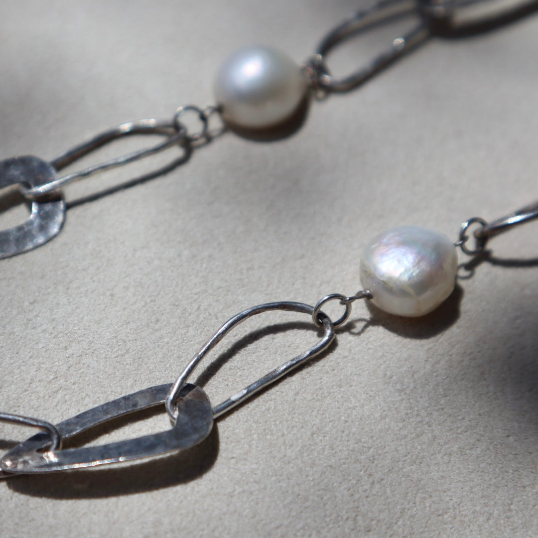 Artisan Sterling Pearl Necklace