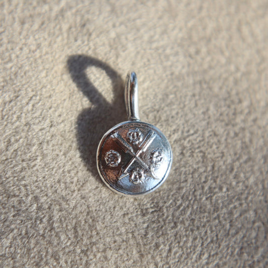 Handmade Sterling Silver Arrows Pendant