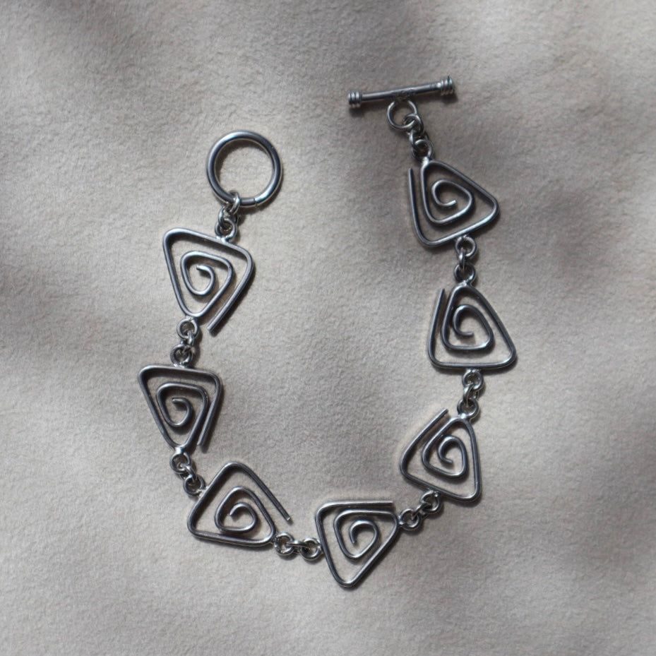 Modernist Spiral Bracelet