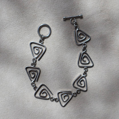 Modernist Spiral Bracelet