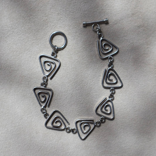 Modernist Spiral Bracelet