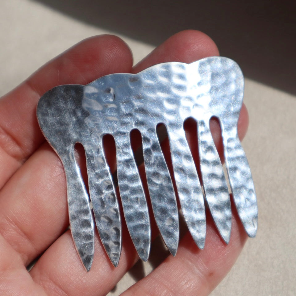 Handmade Sterling Hair Comb