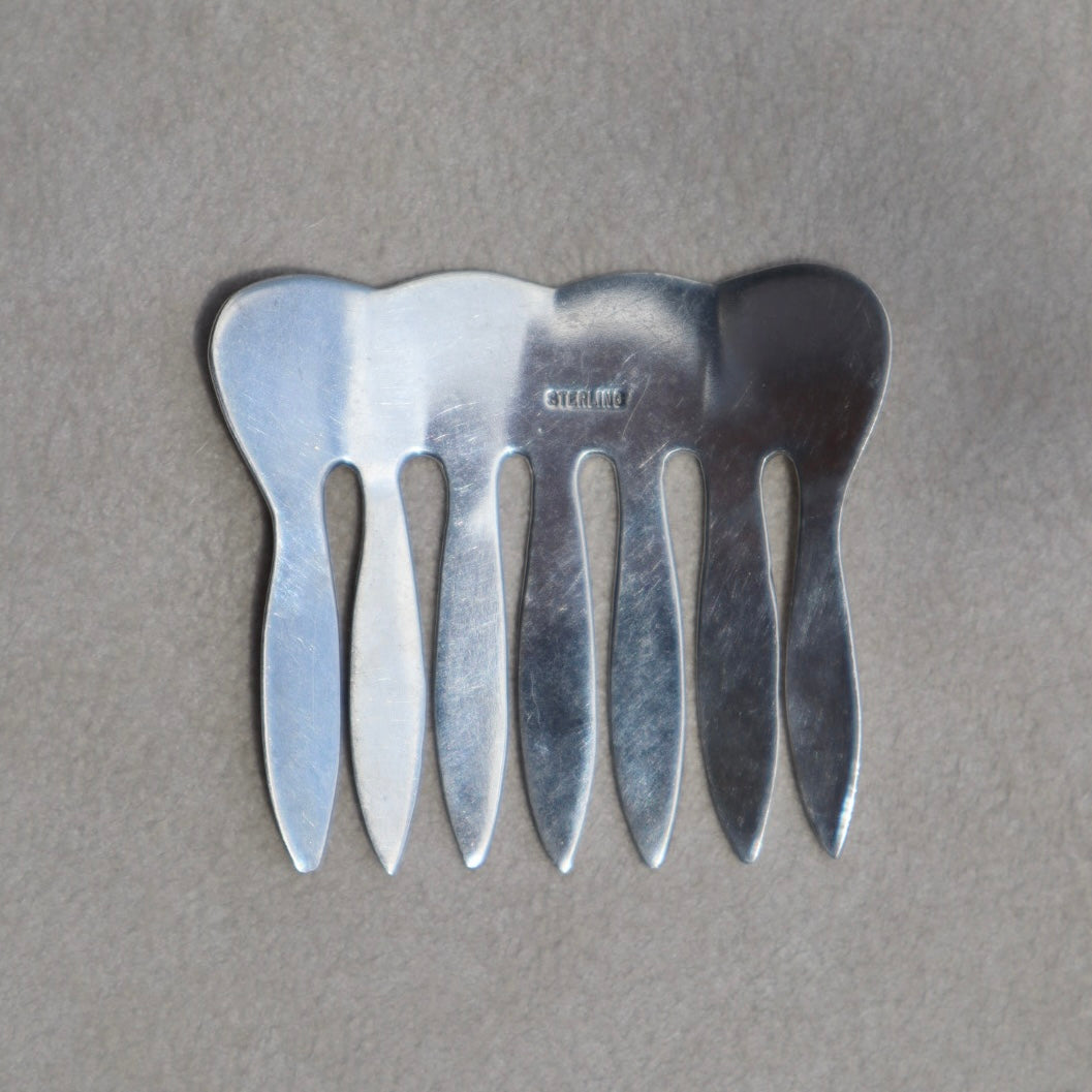 Handmade Sterling Hair Comb