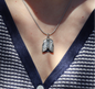 Sterling Silver Bolero Vest Pendant
