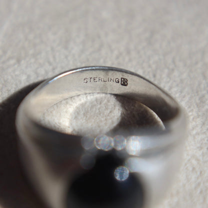 Art Deco Inspired Onyx Ring