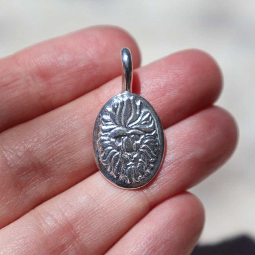 Sterling Silver Leo Pendant