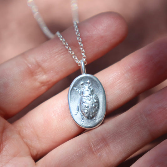 Sterling Silver Ladybug Pendant