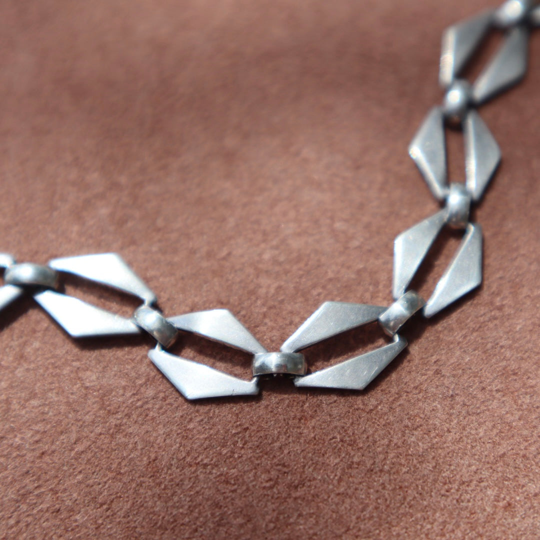 Modern Diamond Link Bracelet