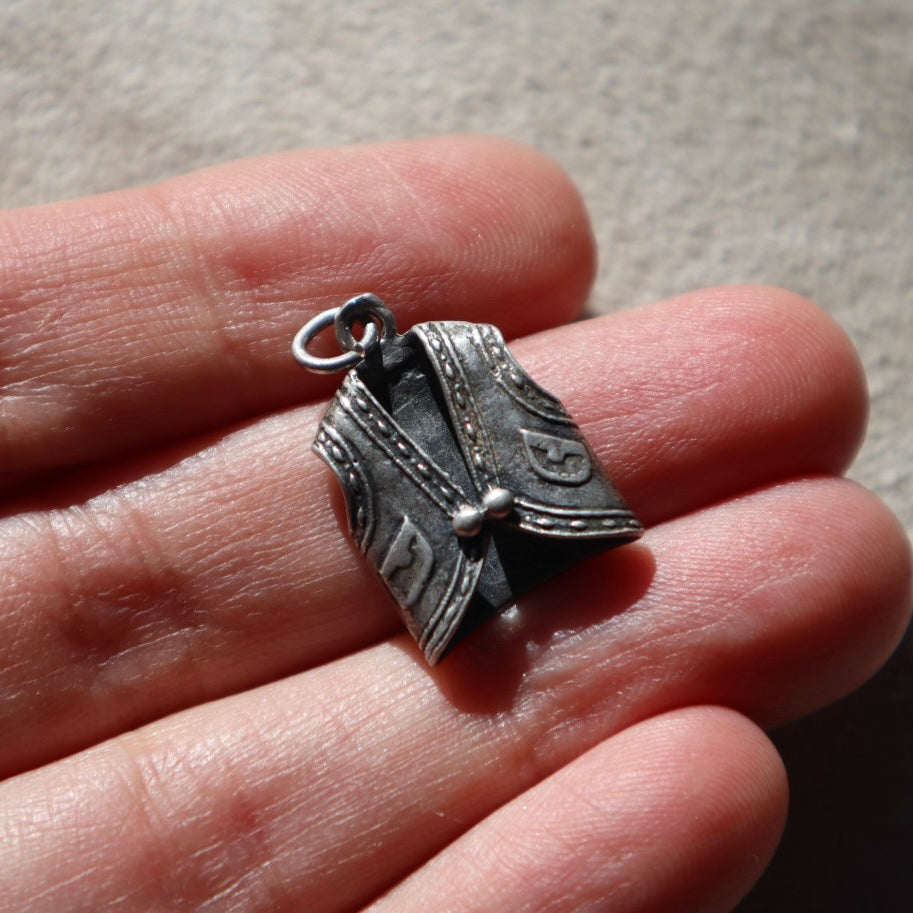 Sterling Silver Bolero Vest Pendant